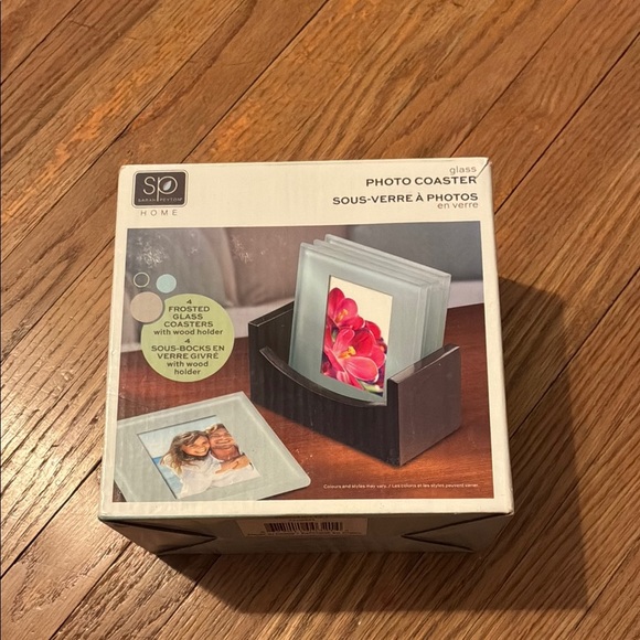 Frosted Glass Photo Coasters - Picture 1 of 8